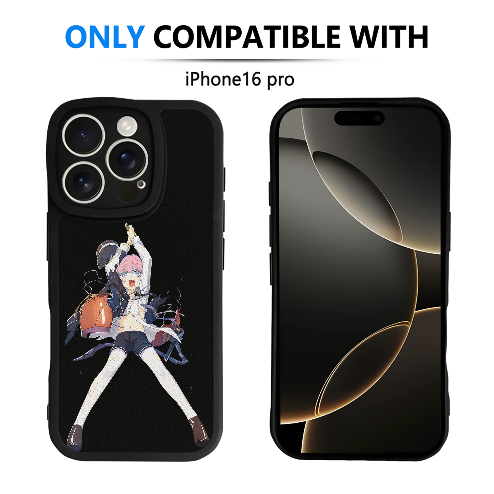 （画像用） 刀剣乱舞 Touken Ranbu 【iPhone 16シリーズ対応】シリコンスマホケース（レザー調） 材質：シリコン